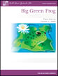 Big Green Frog piano sheet music cover